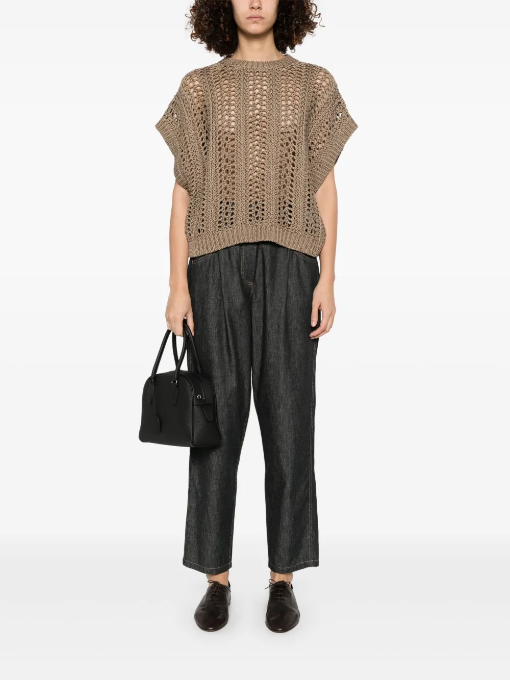 Brunello Cucinelli chaleco de algodón en canalé | Chalecos y camisetas | Image 2