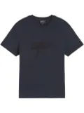 A.P.C. logo-embroidered T-Shirt - Blue