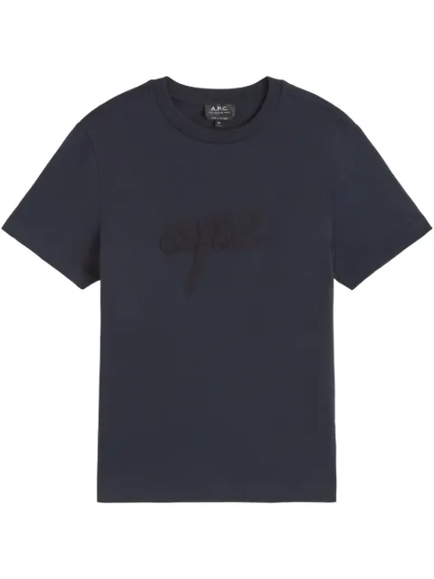 A.P.C. logo-embroidered T-Shirt