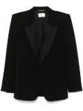 Saint Laurent grain-de-poudre blazer - Black