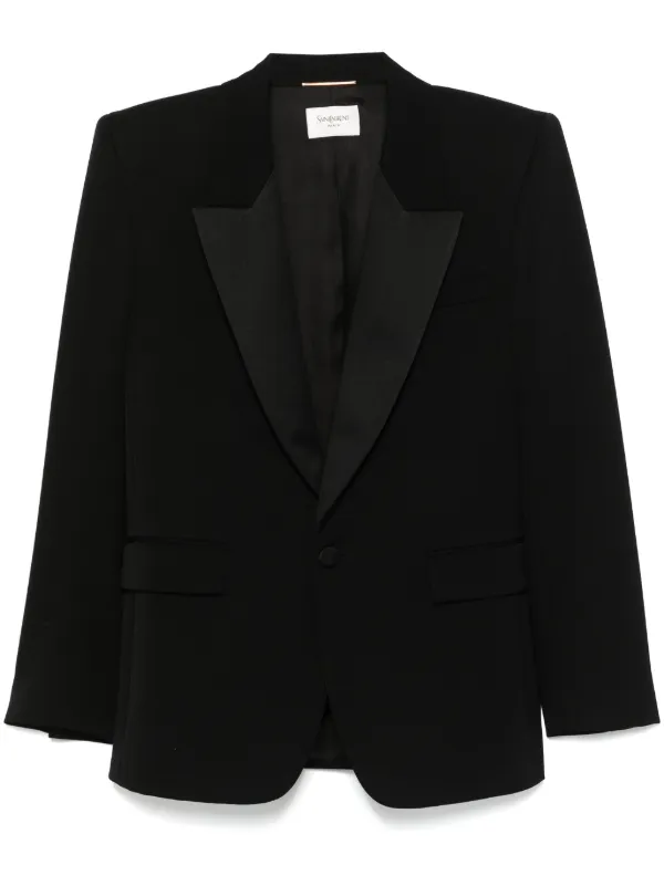 Saint Laurent グランドプードル ジャケット | ブラック | FARFETCH JP