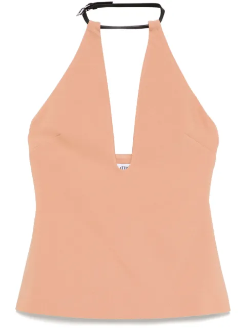 The Attico top con hebilla