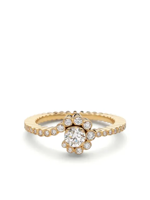 Sophie Bille Brahe  18kt recycled yellow gold Petite Celestine diamond ring