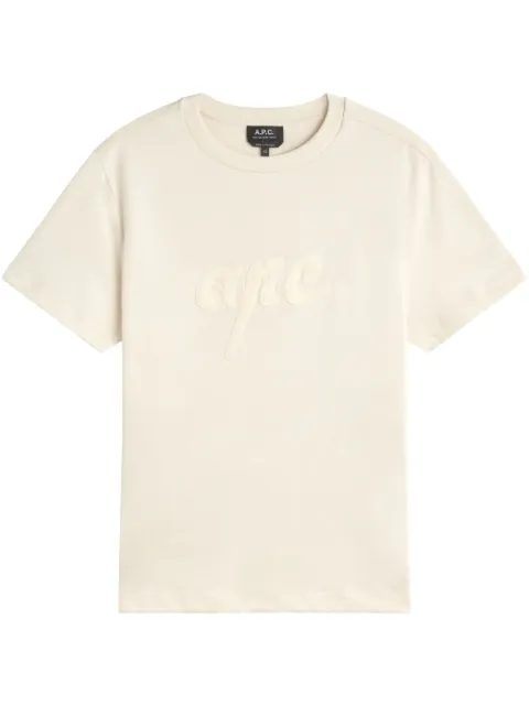 A.P.C. playera con logo