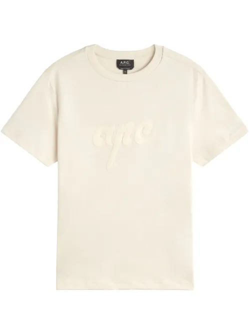 A.P.C. t-shirt à logo - Blanc - A.P.C. - Modalova