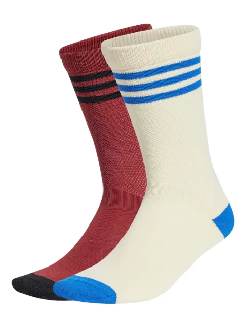 adidas طقم جوارب '3-سترايبس' (قطعتان)