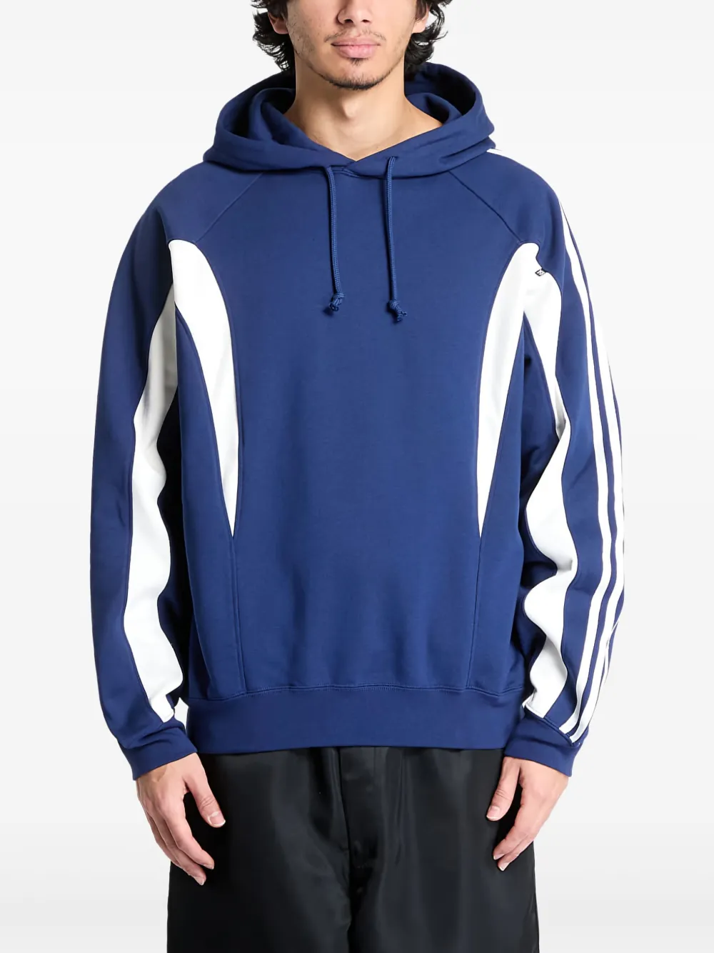Y-3 3-stripe hoodie | Blue | Image 1