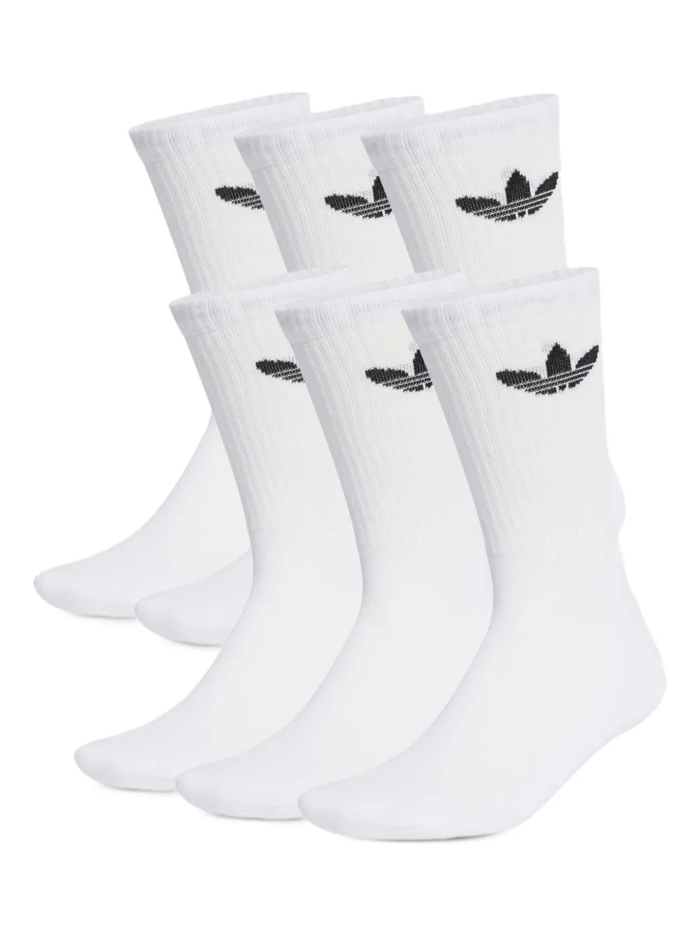 adidas trefoil-jacquard socks (pack of six) | White | Image 1