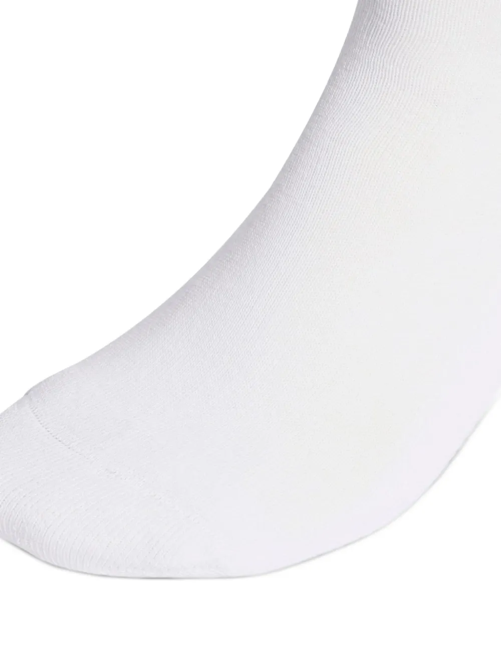 adidas Zes paar sokken met trefoil-jacquard Wit