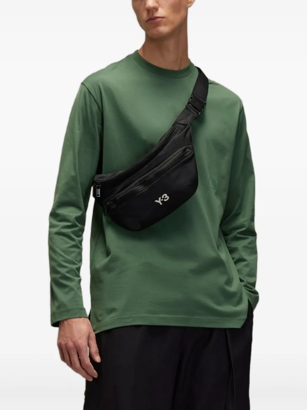 Y-3 ロングTシャツ - グリーン Y-3 ロングTシャツ - グリーン