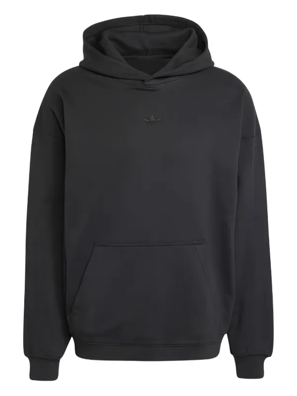 Adidas Trefoil-logo Hoodie Black FARFETCH NZ