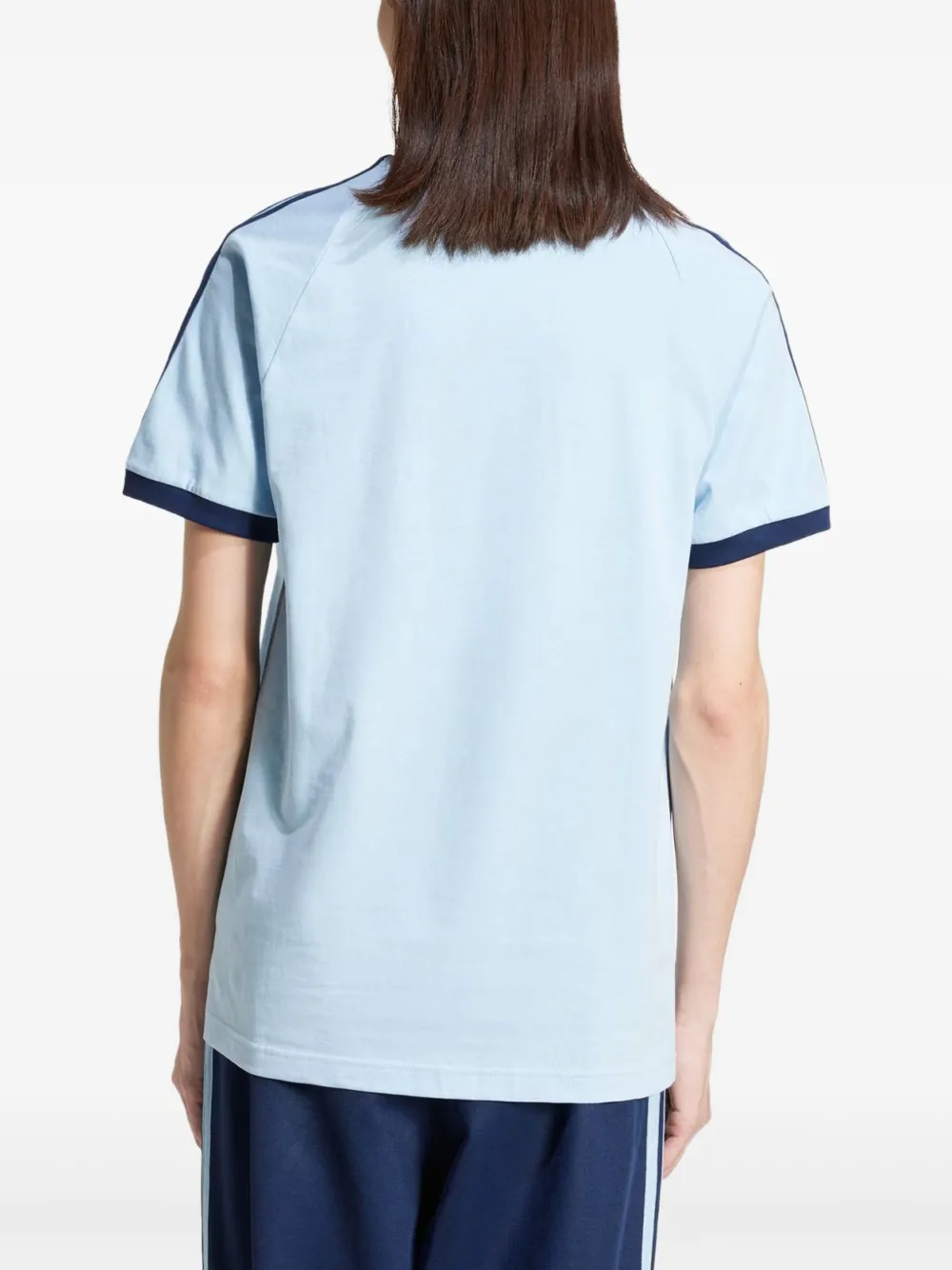 adidas 3-Stripes Adicolor T-shirt Blauw
