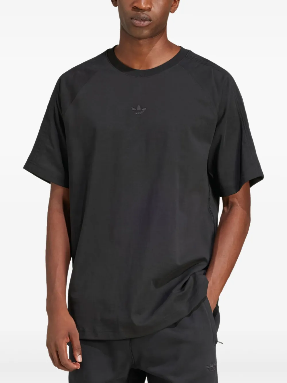 adidas Katoenen T-shirt Zwart