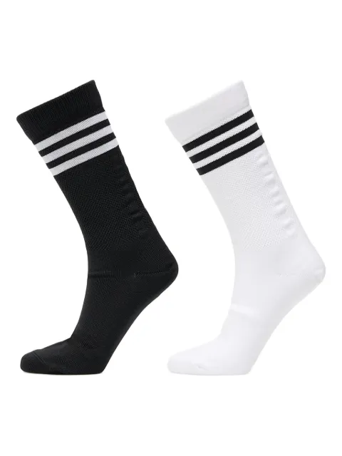 adidas طقم جوارب مخططة (قطعتان)