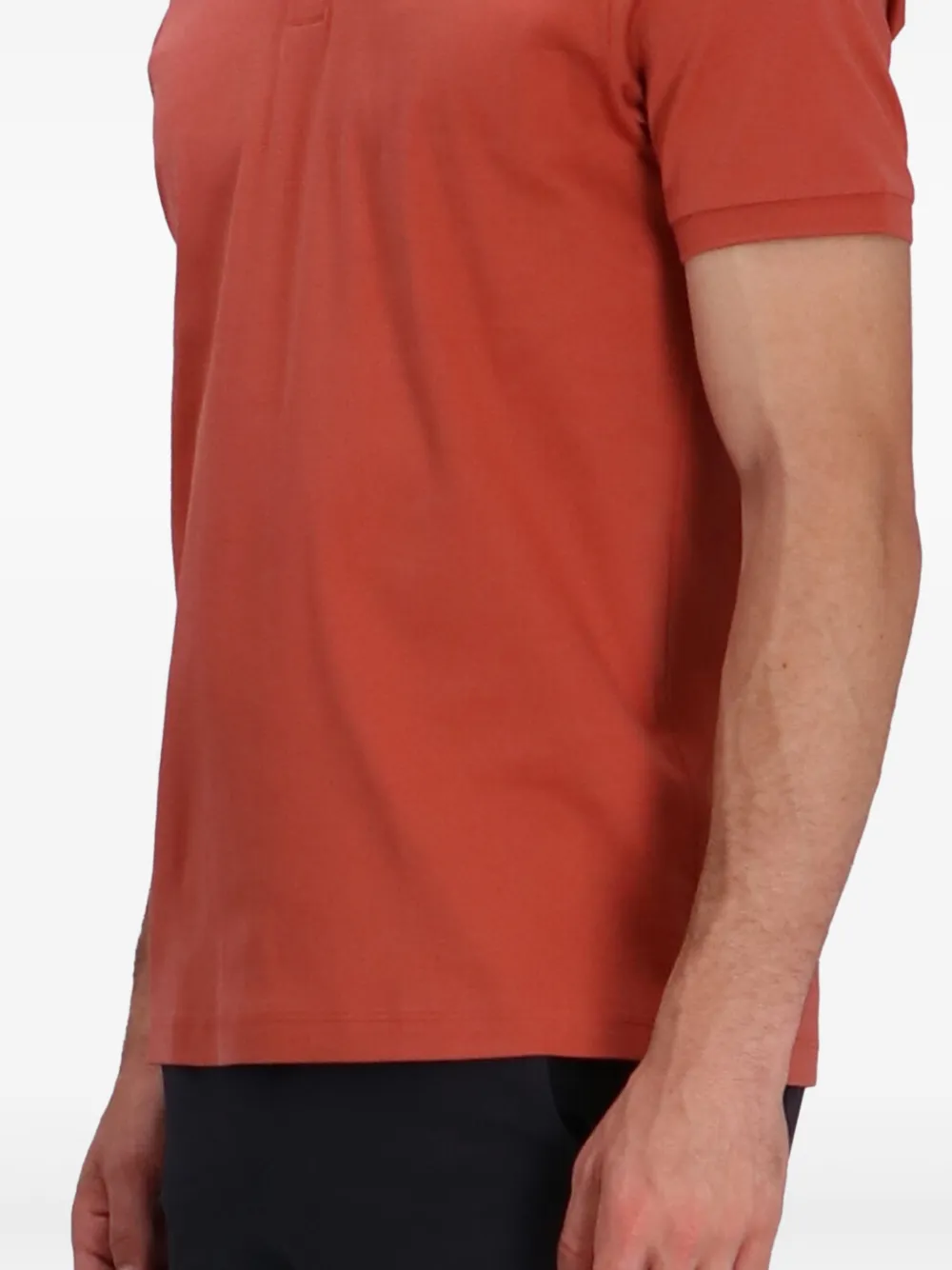 BOSS Katoenen poloshirt Oranje