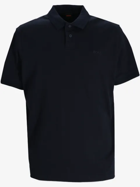 BOSS interlock cotton polo shirt