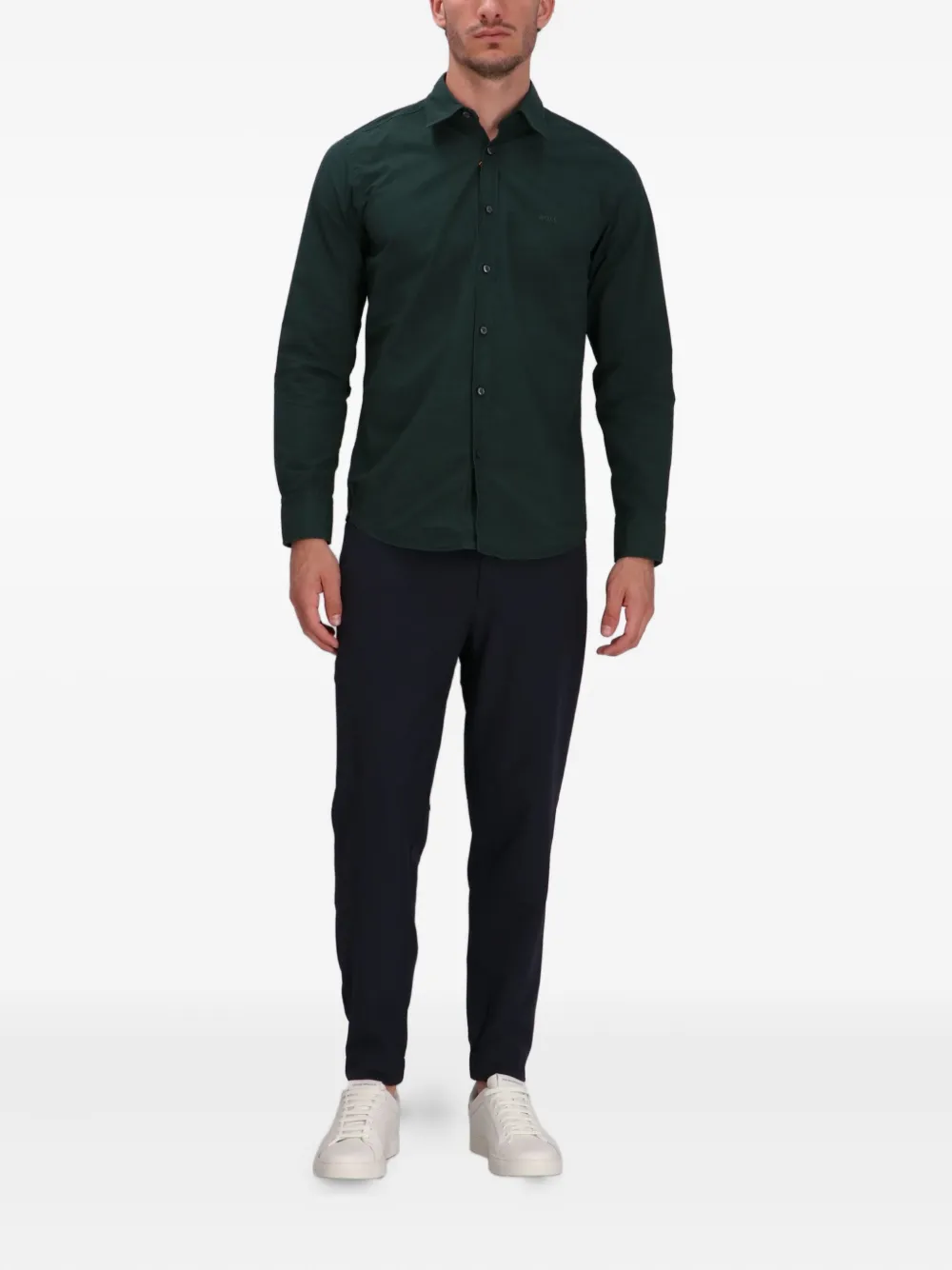 BOSS Button-up overhemd Groen