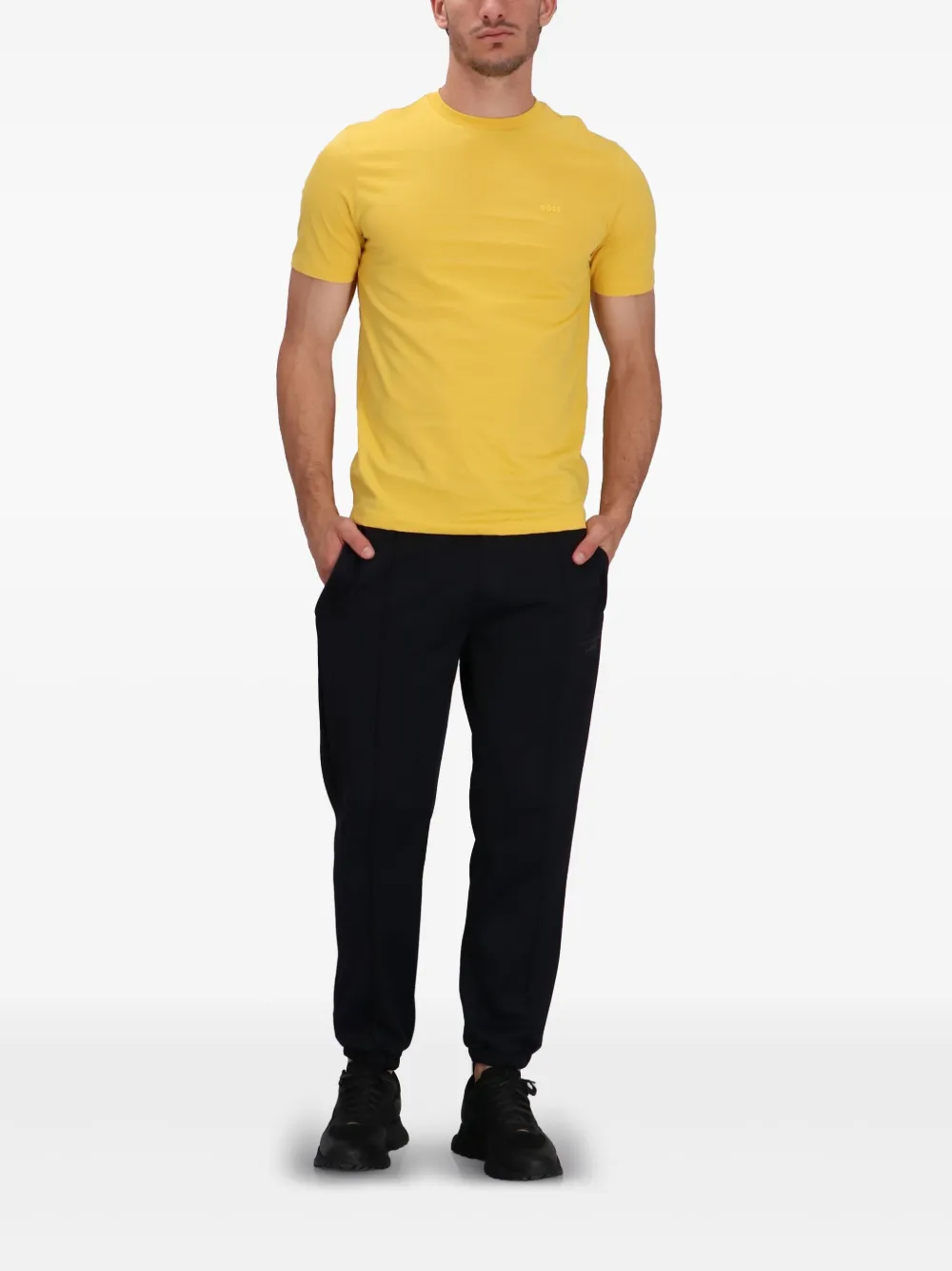 BOSS Thompson 01 T-shirt - Geel