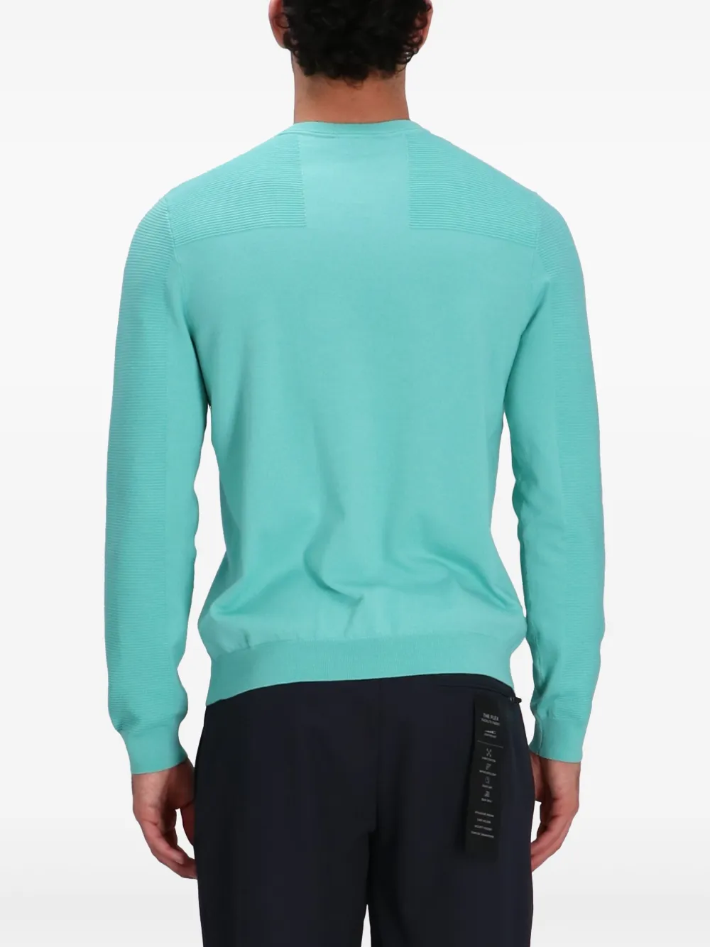 BOSS Trui met logoprint Blauw