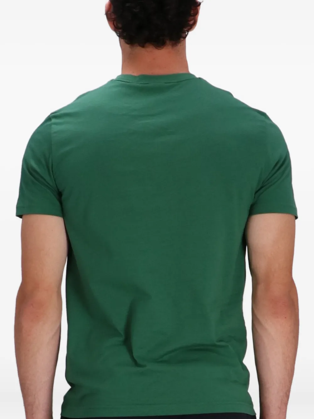 BOSS T-shirt met logoprint Groen