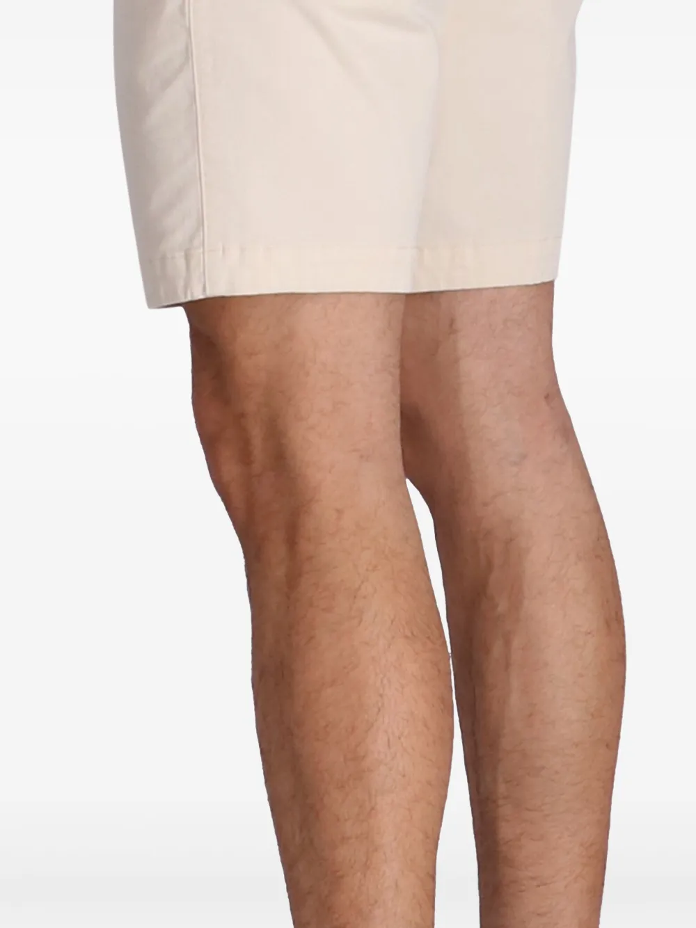 BOSS Katoenen shorts Beige