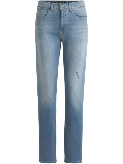 BOSS ripped-detail jeans