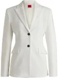 HUGO single-breasted blazer - White