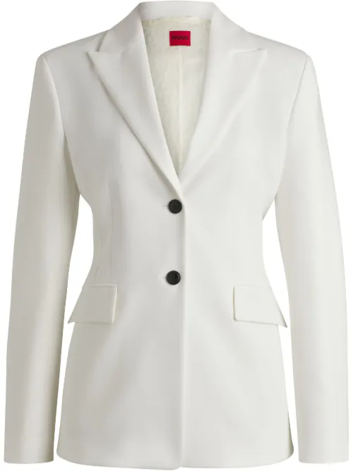Blazer à simple boutonnage - HUGO - Modalova
