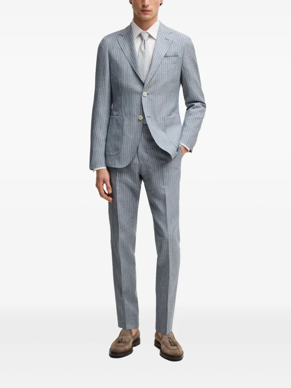 BOSS Terno risca de giz | Abotoamento único | Image 2