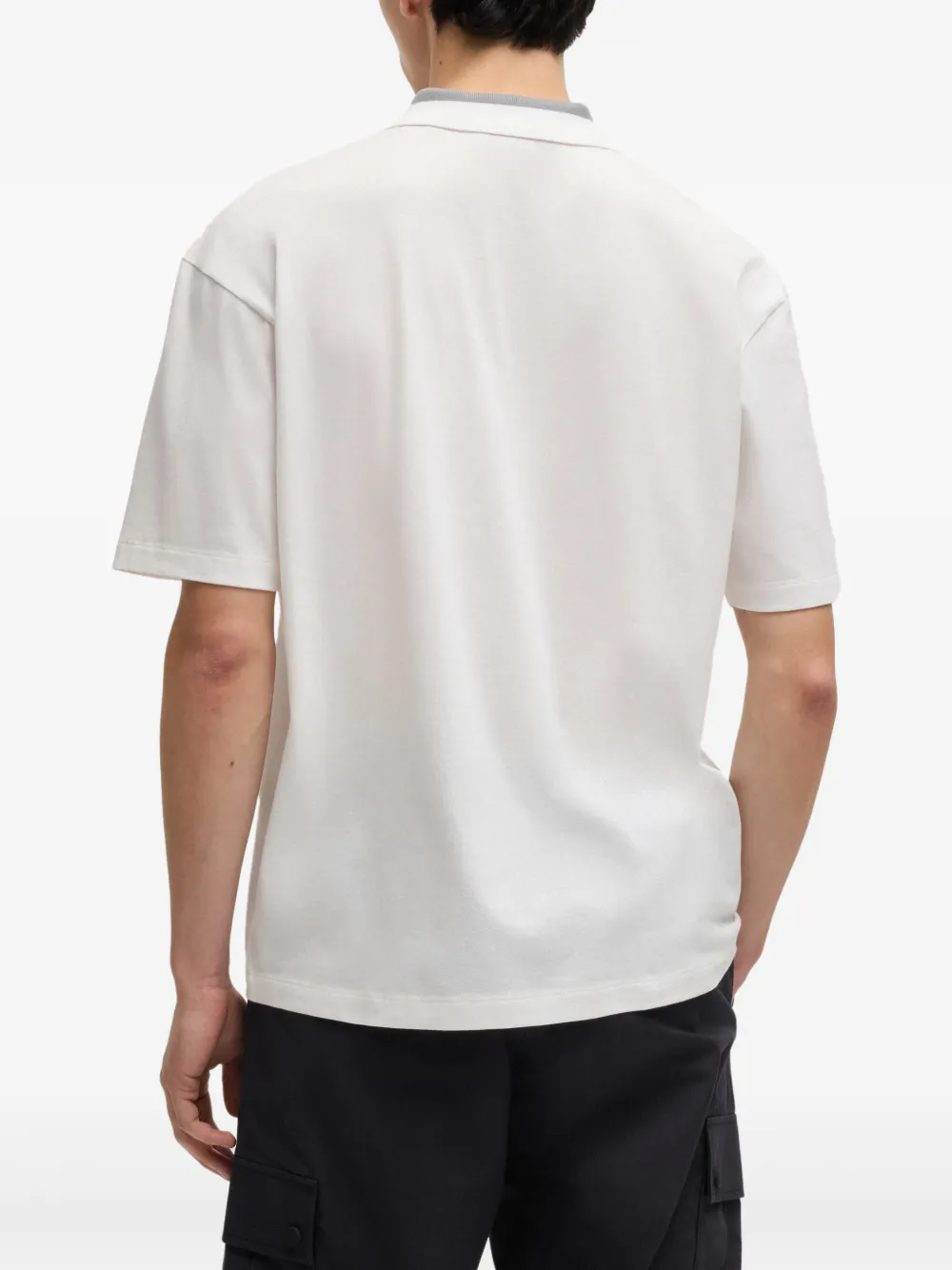 HUGO Poloshirt met logoprint Wit