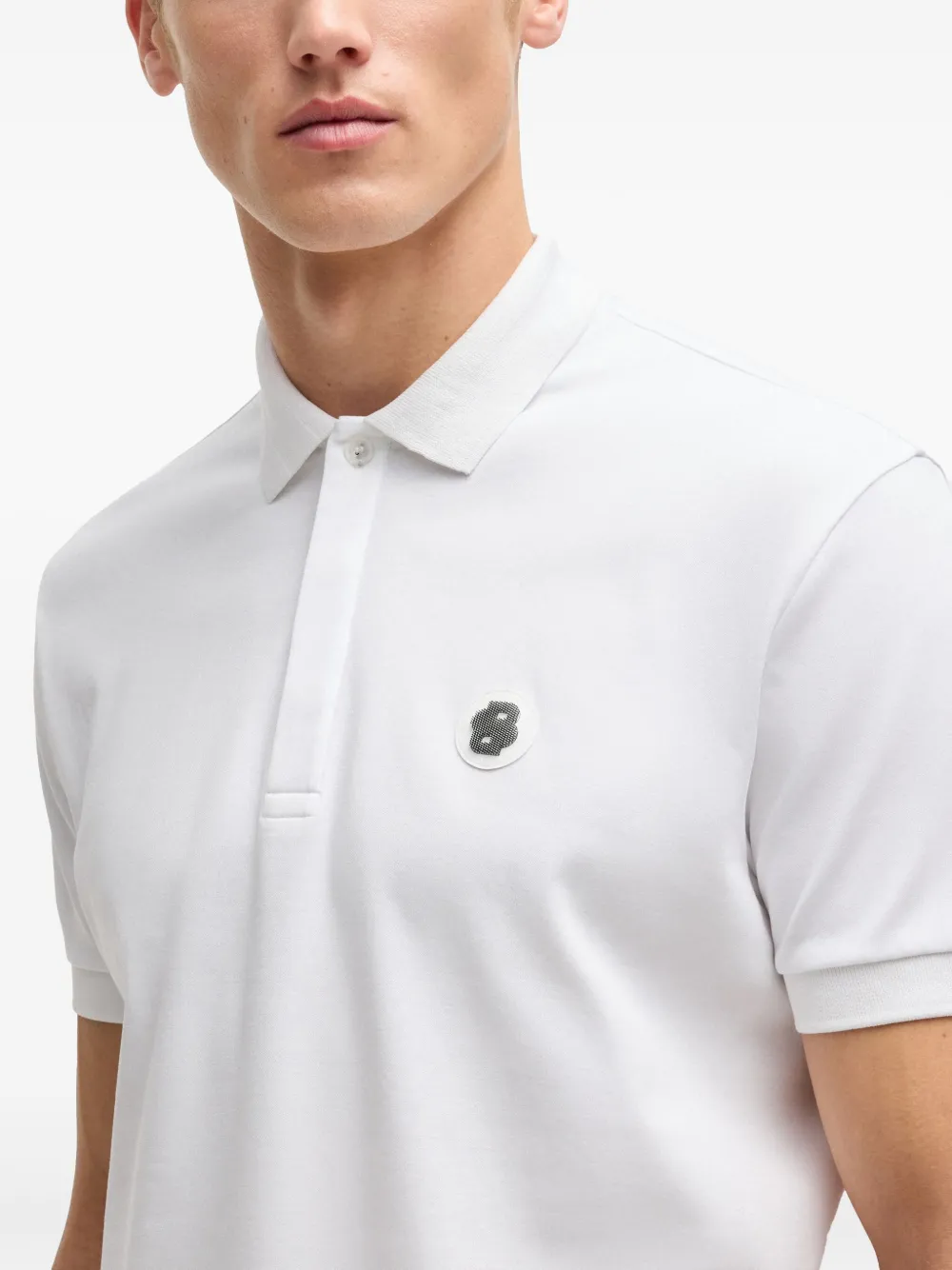 BOSS Paddy poloshirt Wit