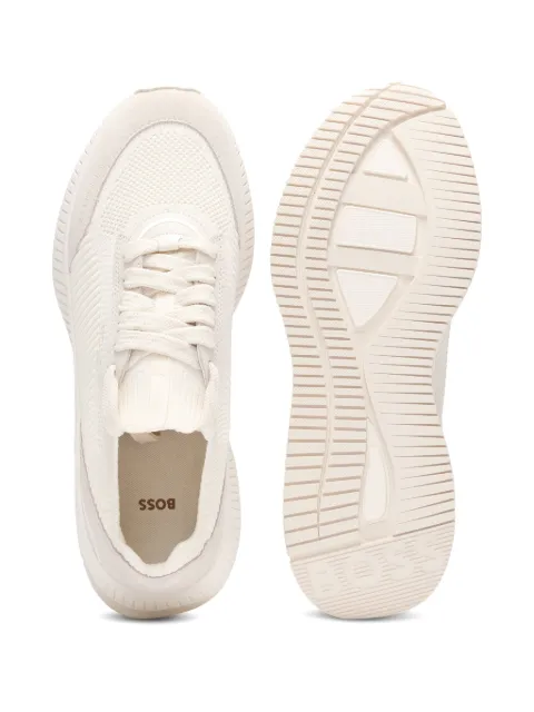 BOSS panelled suede sneakers 50536413 - 3
