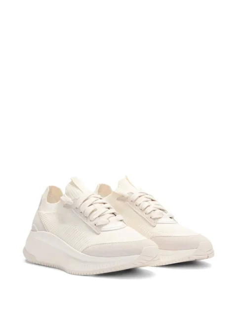 BOSS panelled suede sneakers 50536413 - 1