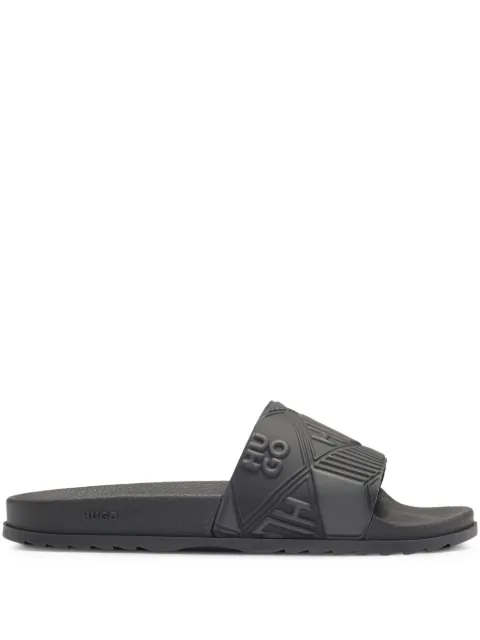 HUGO logo-print slides