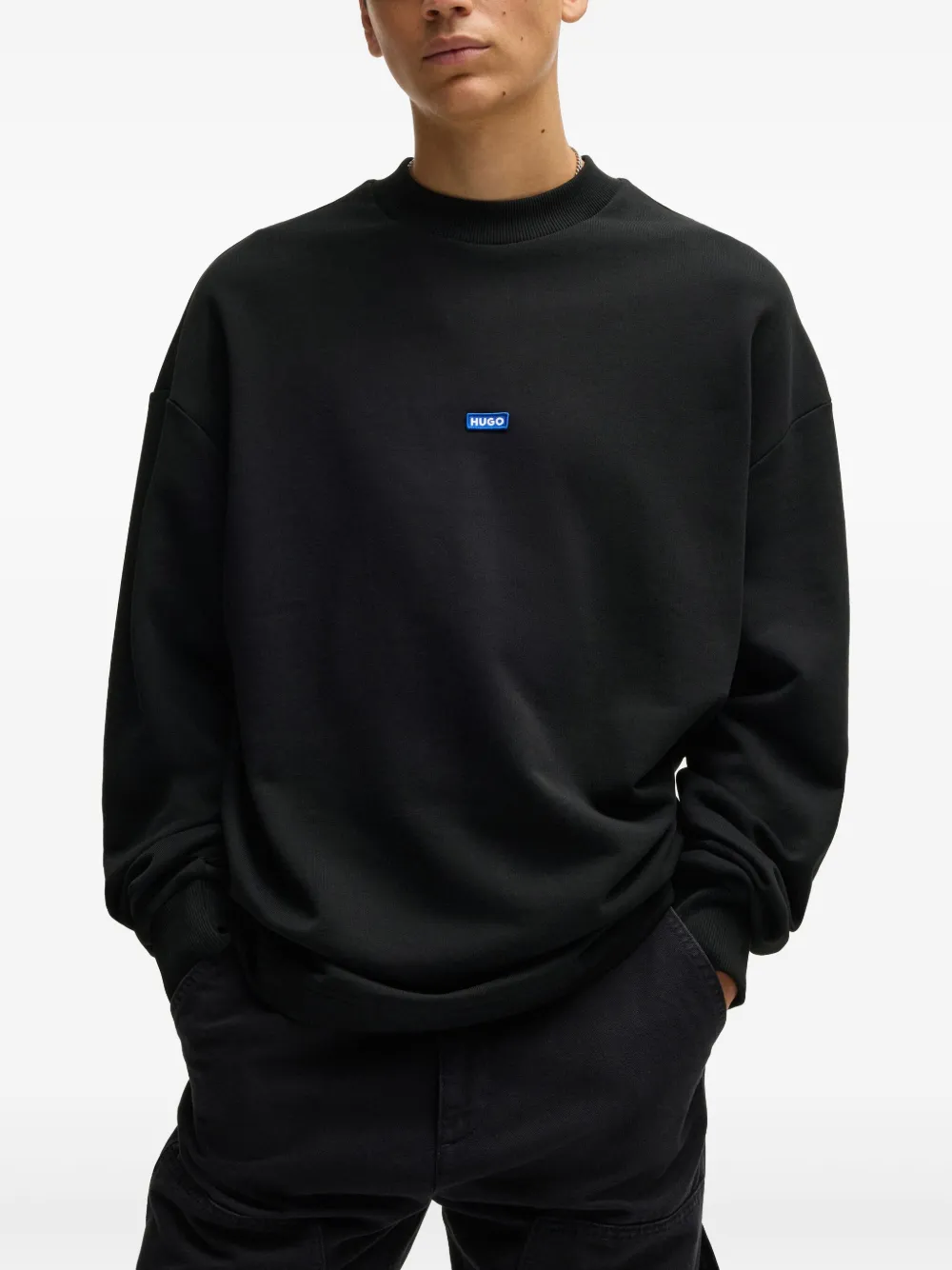 HUGO Nedro sweater Zwart