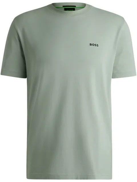 BOSS logo-appliqué T-shirt