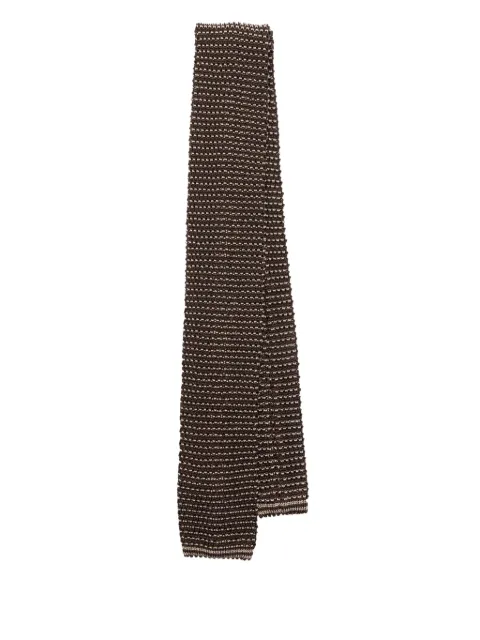 Giorgio Armani knitted silk tie