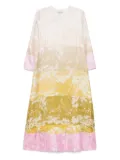Pierre-Louis Mascia silk maxi dres - Pink