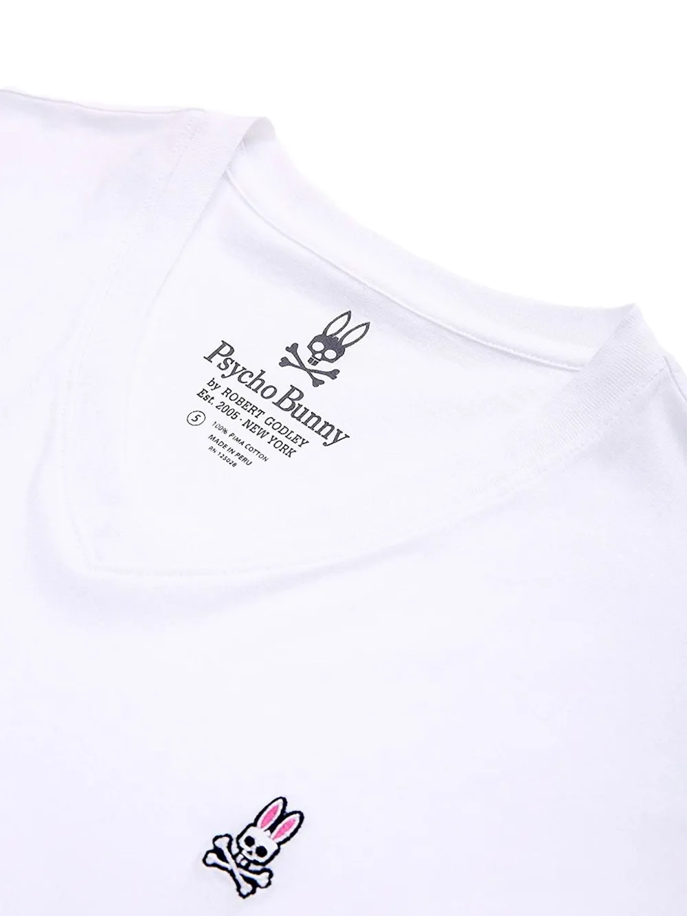 Psycho Bunny playera con cuello en V | Playeras | Image 2