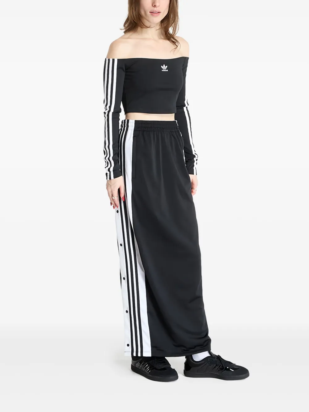 adidas Adibreak Adicolor side-stripe maxi skirt | Straight Skirts | Image 2