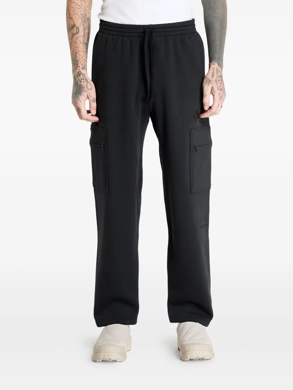 adidas logo-print track pants | Black | Image 1