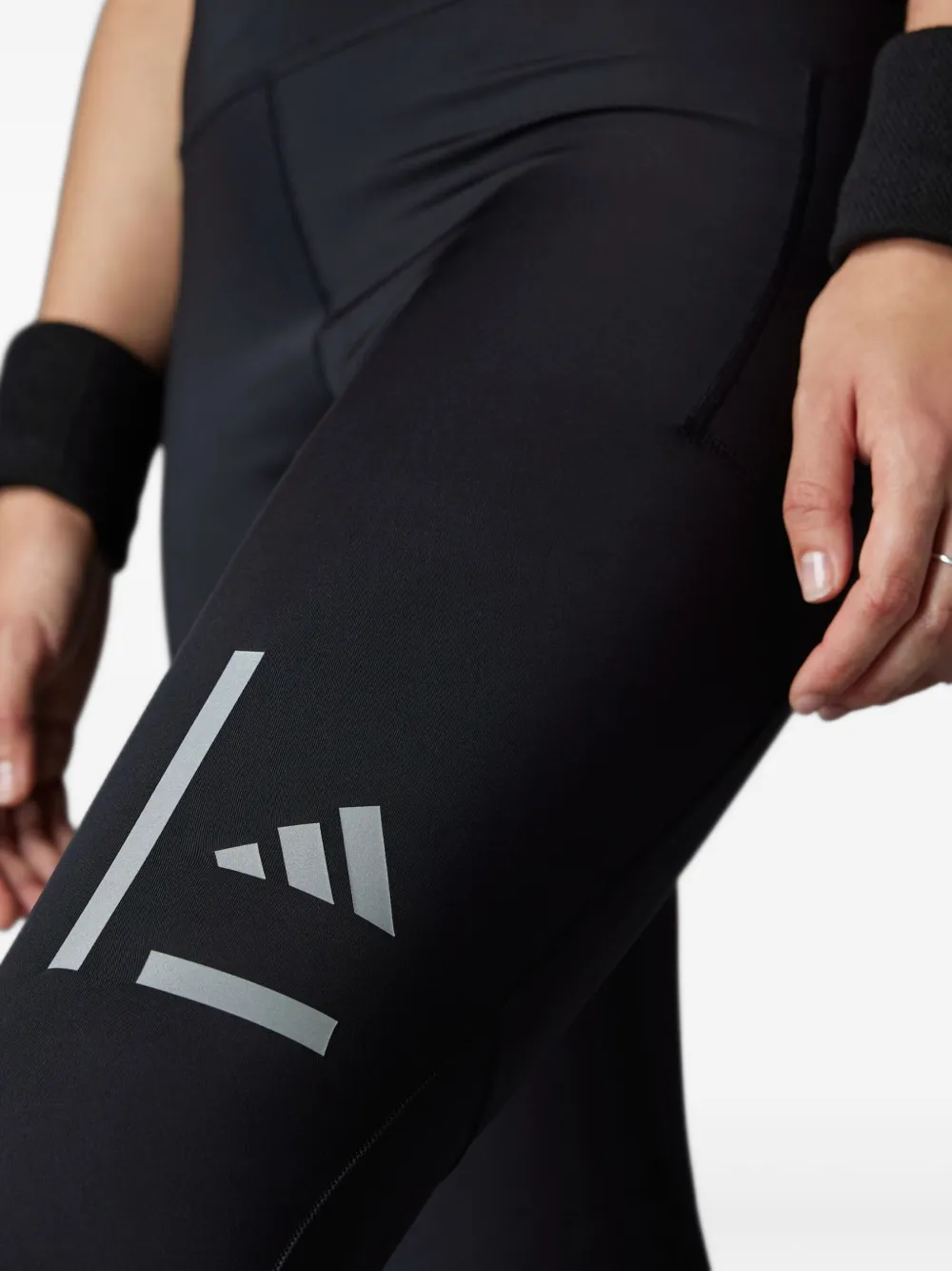 adidas Ultimate Reflective legging Zwart