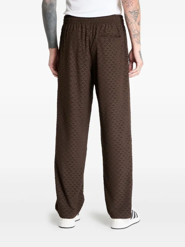 希少adidas originals トラックパンツ モノグラム ブラウン Adidas モノグラム トラックパンツ | ブラウン | FARFETCH JP