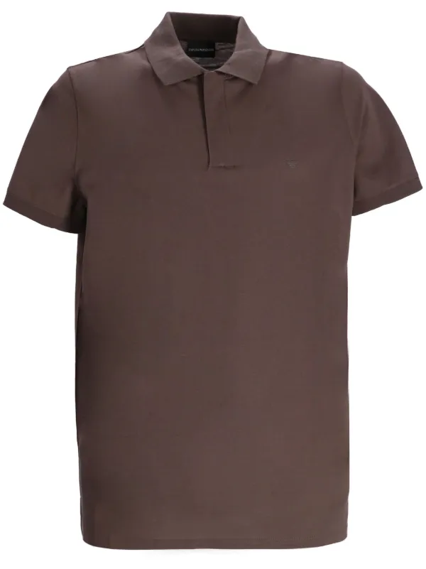 ポロシャツ EMPORIO ARMANI Men T Shirts EM001146AF13742U6200 BROWN 28336368_57739967_600.jpg