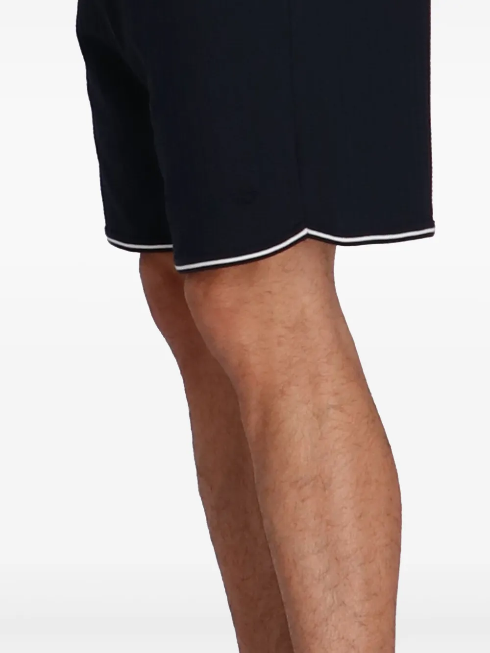 Emporio Armani Katoenen trainingsshorts Blauw