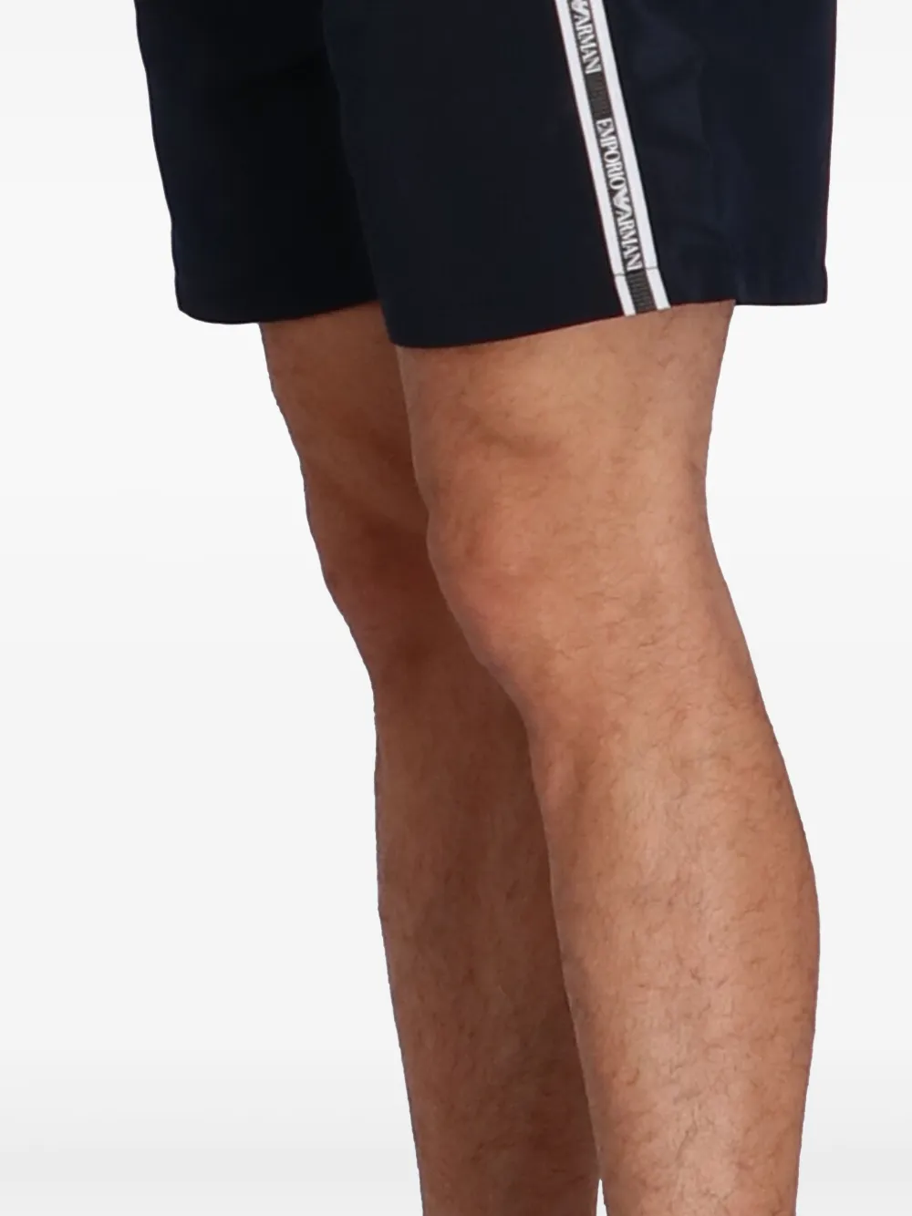 Emporio Armani Zwembroek met logoband Zwart