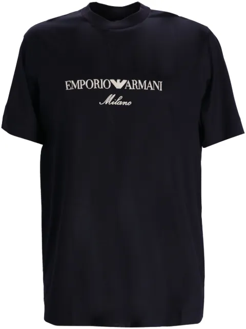 Emporio Armani logo-print jersey T-shirt