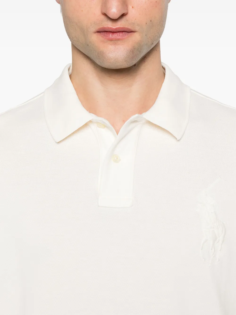 Polo Ralph Lauren Poloshirt met borduurwerk Beige