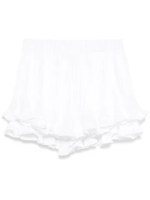 PNK shorts con volantes