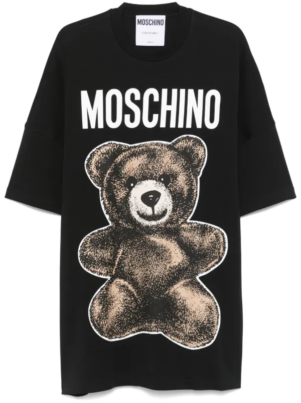 モスキーノ 20SS バッド テディベア プリント Tシャツ 半袖 M 黒 モスキーノ 20SS バッド テディベア プリント Tシャツ 半袖 M 黒